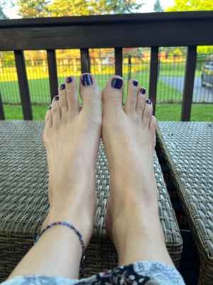 fab pedicure. My "summer is beautiful but life is hard" color.