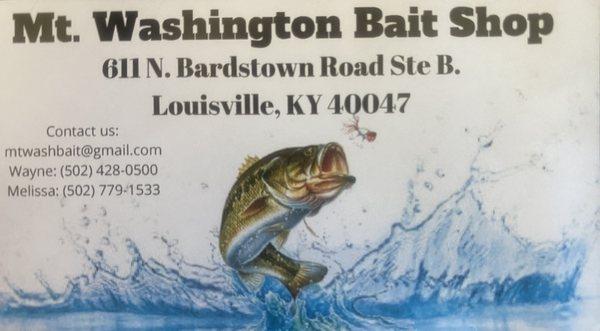 Bait Shop Mt. Washington KY