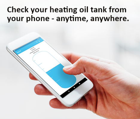 The CES Smart Oil Gauge lets you order fuel oil with a swipe of your finger.