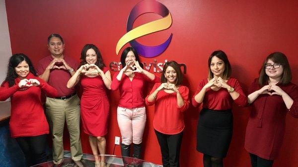 Entravision on Go Red day