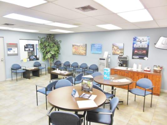 While waiting for the Service to be done to your vehicle, you can relax in our Comfortable Customer Waiting room.