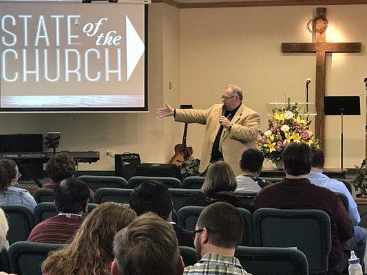 Rev. Jack Hembree from Bethel Fellowship in St. Louis, Mo our guest speaker