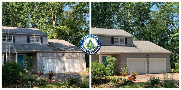 OUR ROOF CLEANING SERVICE WILL KEEP YOUR ROOF FREE OF HARMFUL CONTAMINANTS LIKE ALGAE AND MOLD.