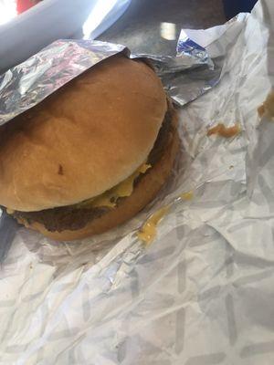 Bobs double cheeseburger