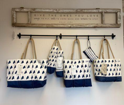 Accents custom Sea Bags design showing our love for Maine!!