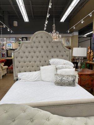 King Bed with Headboard...so gorgeous!