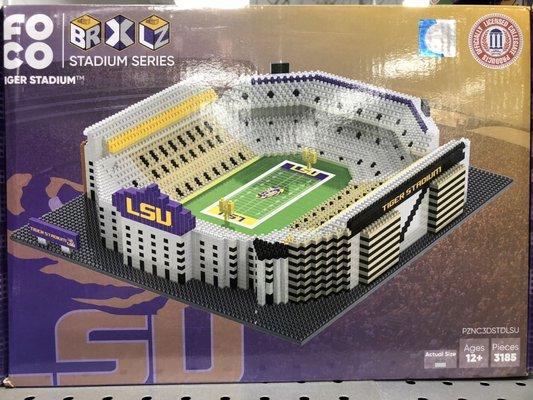 11/24/18. Saturday night. Just left Malone Stadium after Warhawk football loss to the UL-Lafayette Ragin' Cajuns. LSU Tiger Stadium puzzle.