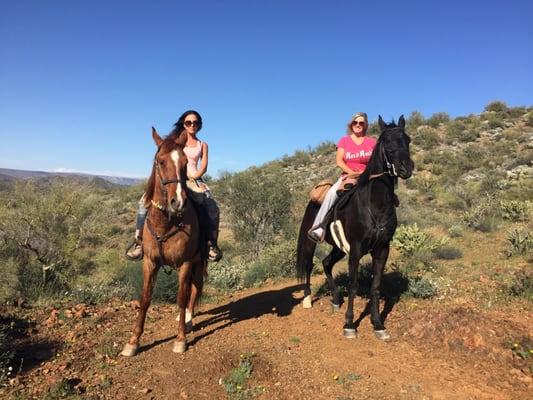 My daughter and I riding  the Black Canyon Trail.  Thank you Joseph, we'll see you next year!