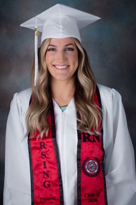 My nursing graduation photo taken by Luis