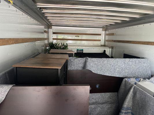 Moving furniture to new location