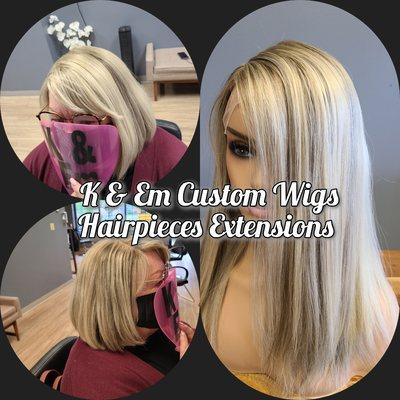 Custom cut and color full wig