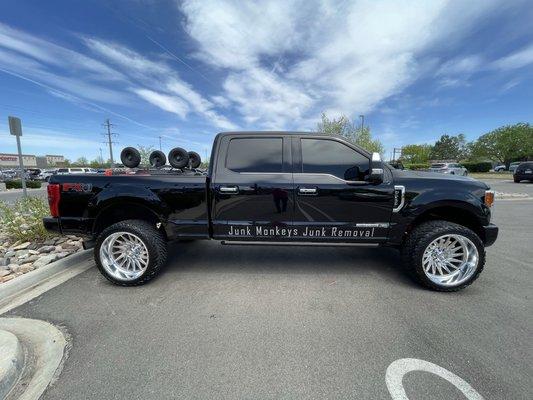 This truck received a full wash and interior cleaning all while the owner got their groceries. That's convenience!