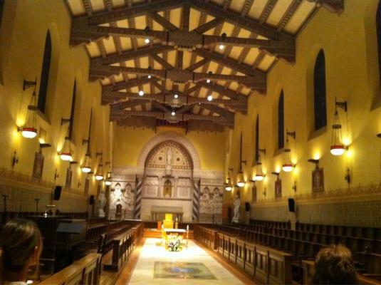 Inside the chapel