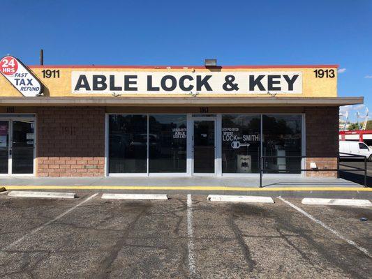 Able Lock & Key fulfills all lock, keys, and safe services