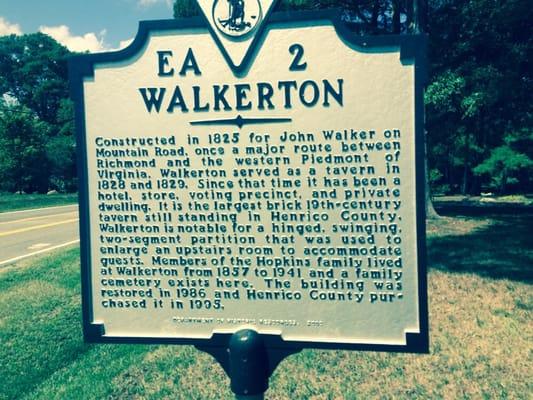 Walkerton Tavern Road Marker