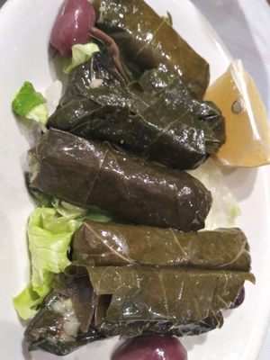 Stuffed grape leaves