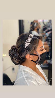 Updos wedding