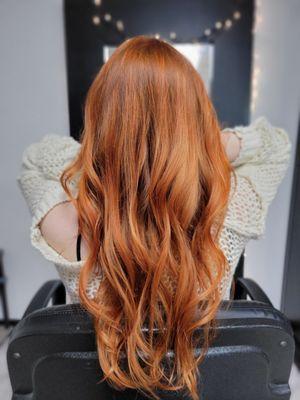 Copper hair color