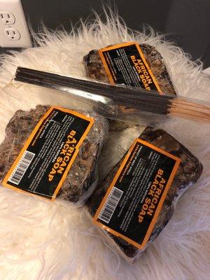 African Black Soap and Incense