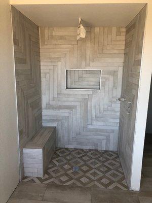 Custom shower