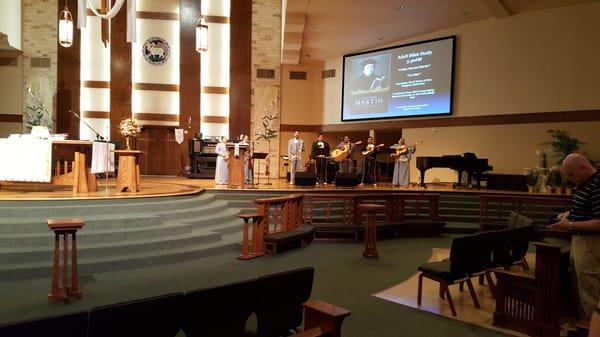 Mariachi San Pablo played for us today.  Their ministry is in El Paso, Tx.  We were so blessed to have them this morning.