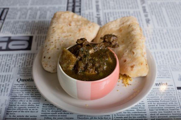 Curry Chicken & Roti