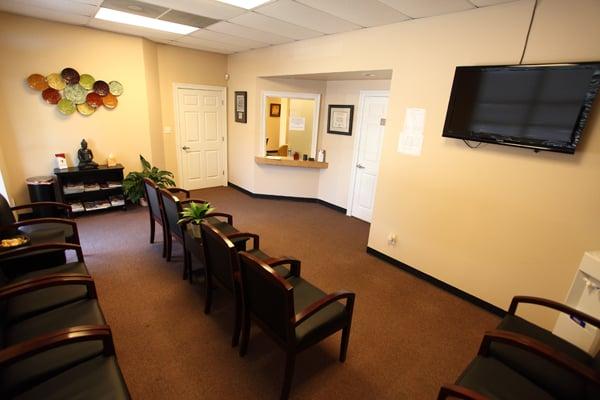 Our comfortable lobby in Kenner