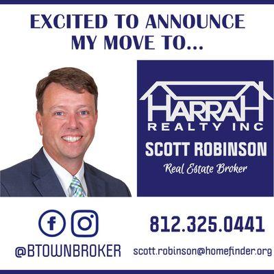 Announcing my move to Harrah Realty @btownbroker