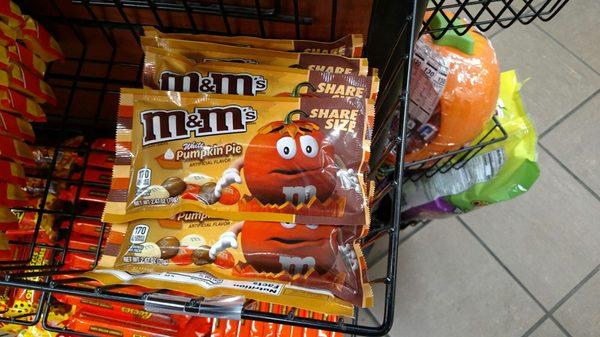 This has to be the WORST Idea that M & M ever had. EBS would agree. Both of us hated or hates pumpkin.