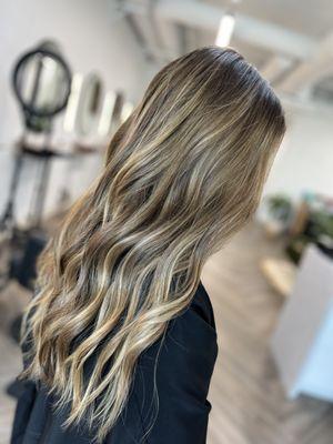 Brunette balayage