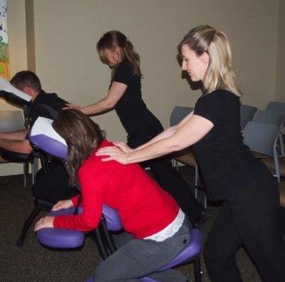 Office massage San Antonio by Zenergy Wellness