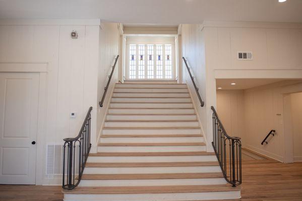 Ceremony entry stairs at Florian Chapel