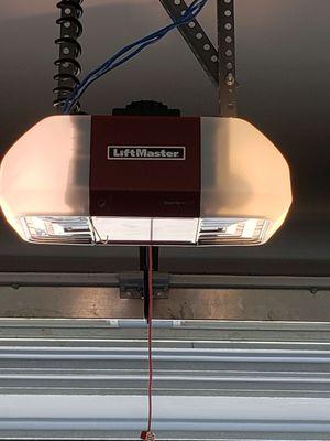 New Liftmaster wifi Garage door opener installed ny Spring Kings Garage Door