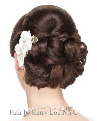 Perfect bridal chignon for all day perfection!