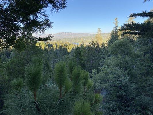 Lake Arrowhead view from our deck!