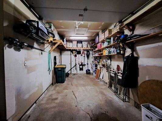 Garage organization/pegboard install.  Bolingbrook 7/2023 (After)