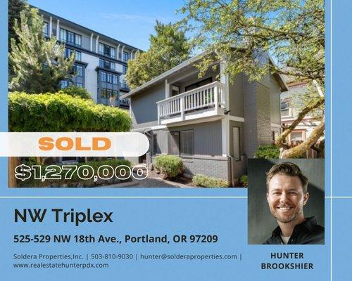 NW Portland Triplex 525-529 NW 18th Ave