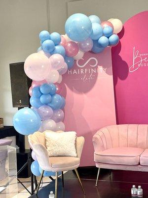 Balloon Decor for Hair Finity