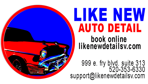 Car detailing, shampooing, waxing, polishing, window cleaning