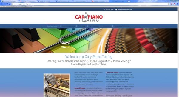 Cary Piano Tuning Designed by ACS Webmarketing