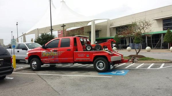 Front row parking in handicap