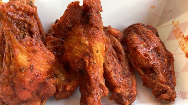 Wet cajun wings