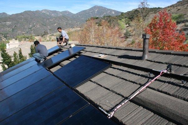 enough Solar power for 100% of need...Trabuco Canyon. We installed the roof too!