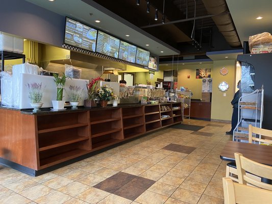 Counter Inside Uptown Cafe