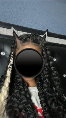 Knotless passion braids