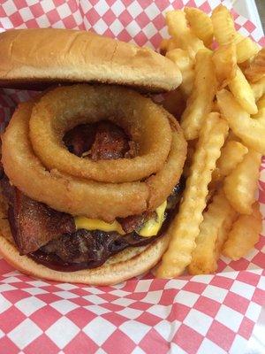 Western bacon cheeseburger