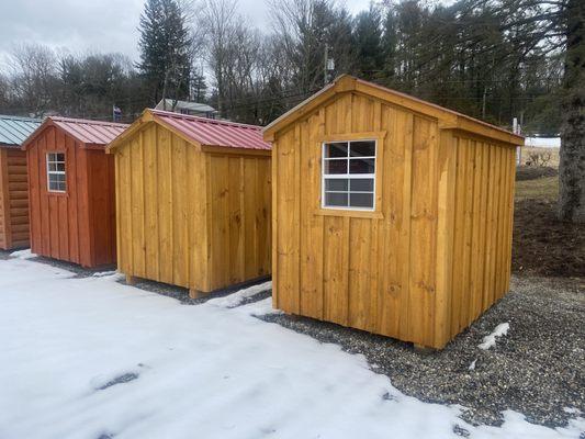 Custom built Amish sheds and wood structures available through our shed division. nclwoodproducts.com