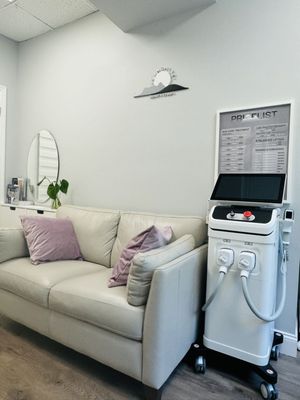 Treatment room at Sunshine Beauty Studio