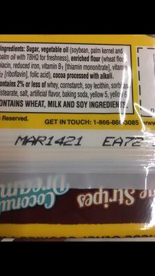 Expired food at Canaan S&S. This is months past date. Always find expired food at this S&S location. Check dates on everything!