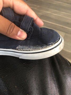 Horrible stitching